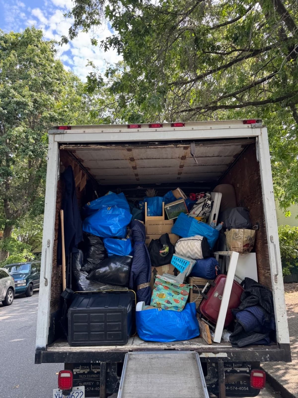 Full house cleanout - Stonegate junk removal truck