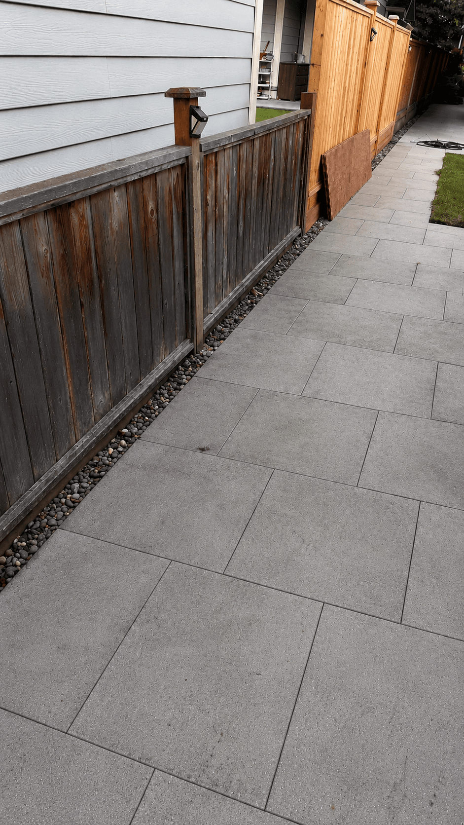After junk removal - Fence removal