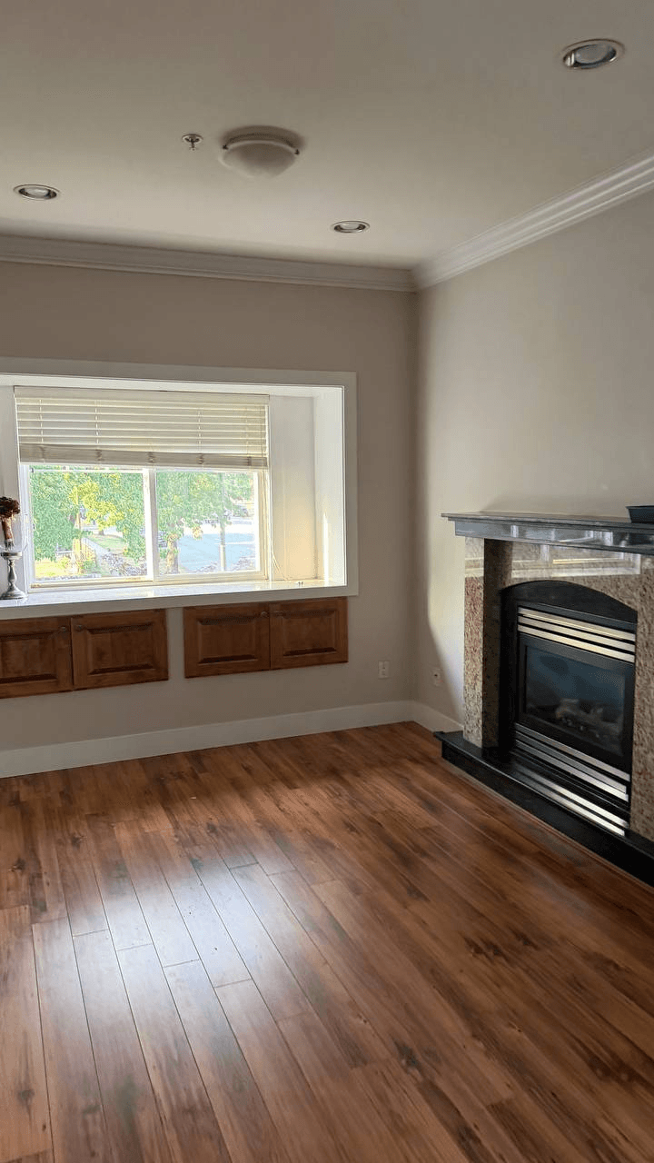 After junk removal - Living room