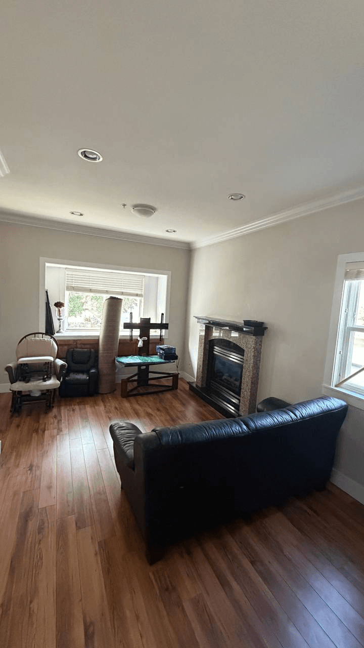 Before junk removal - Living room