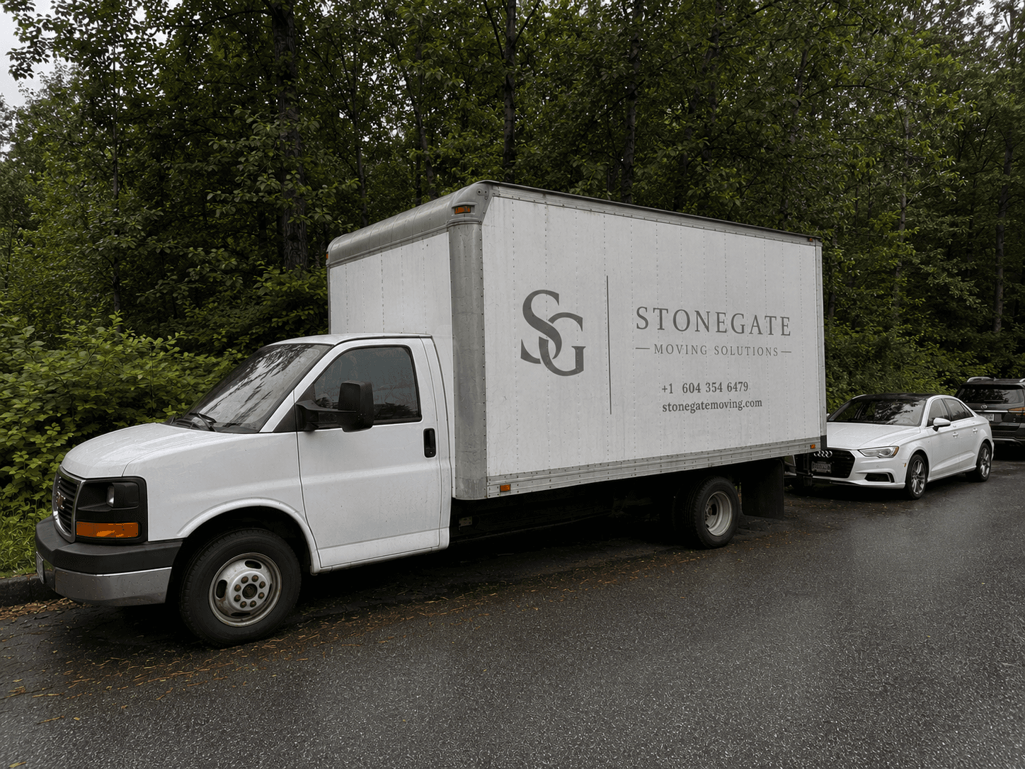 Stonegate Moving Solutions truck